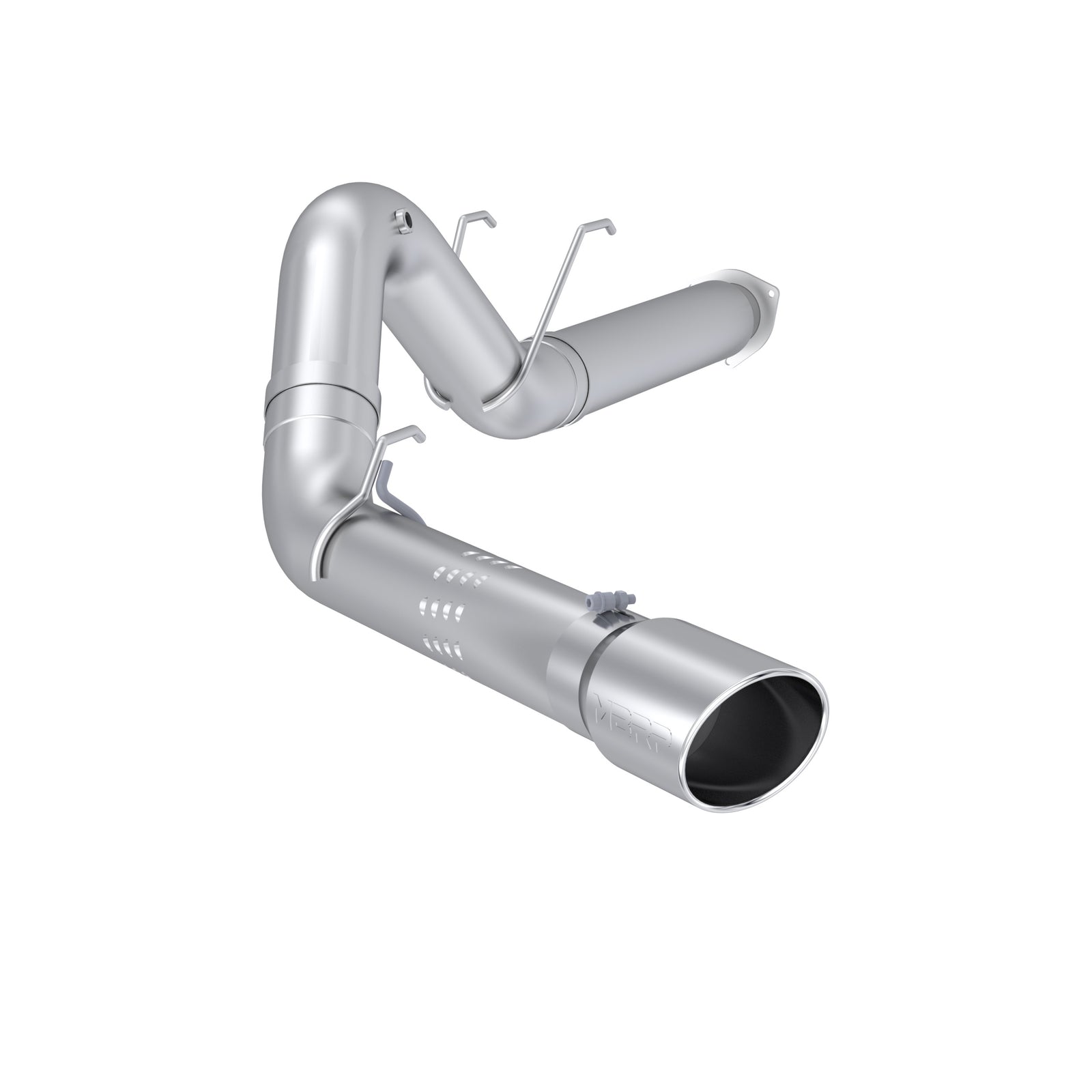 MBRP 17-19 Ford F-250/350/450 6.7L Ex. Reg Cab 5in Filter Back Single Tip T409 Exhaust System - S62930409