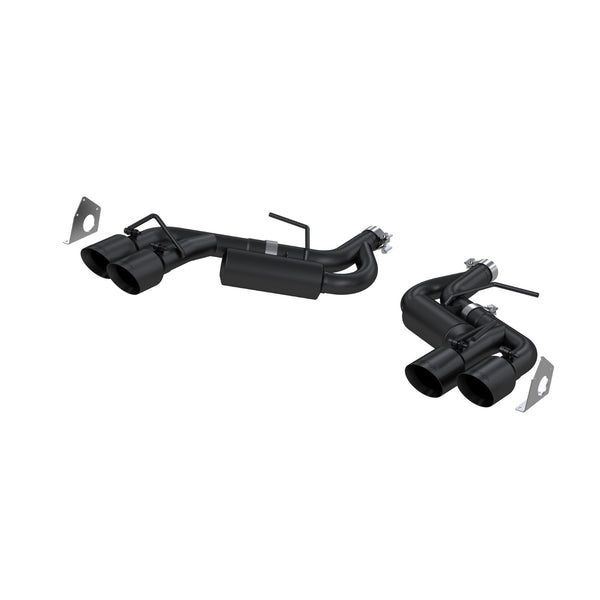 MBRP 16-19 Chevrolet Camaro V6 2.5in BLK NPP Dual Axle Back Exhaust w/ 4in Quad Dual Wall Tips - S7039BLK