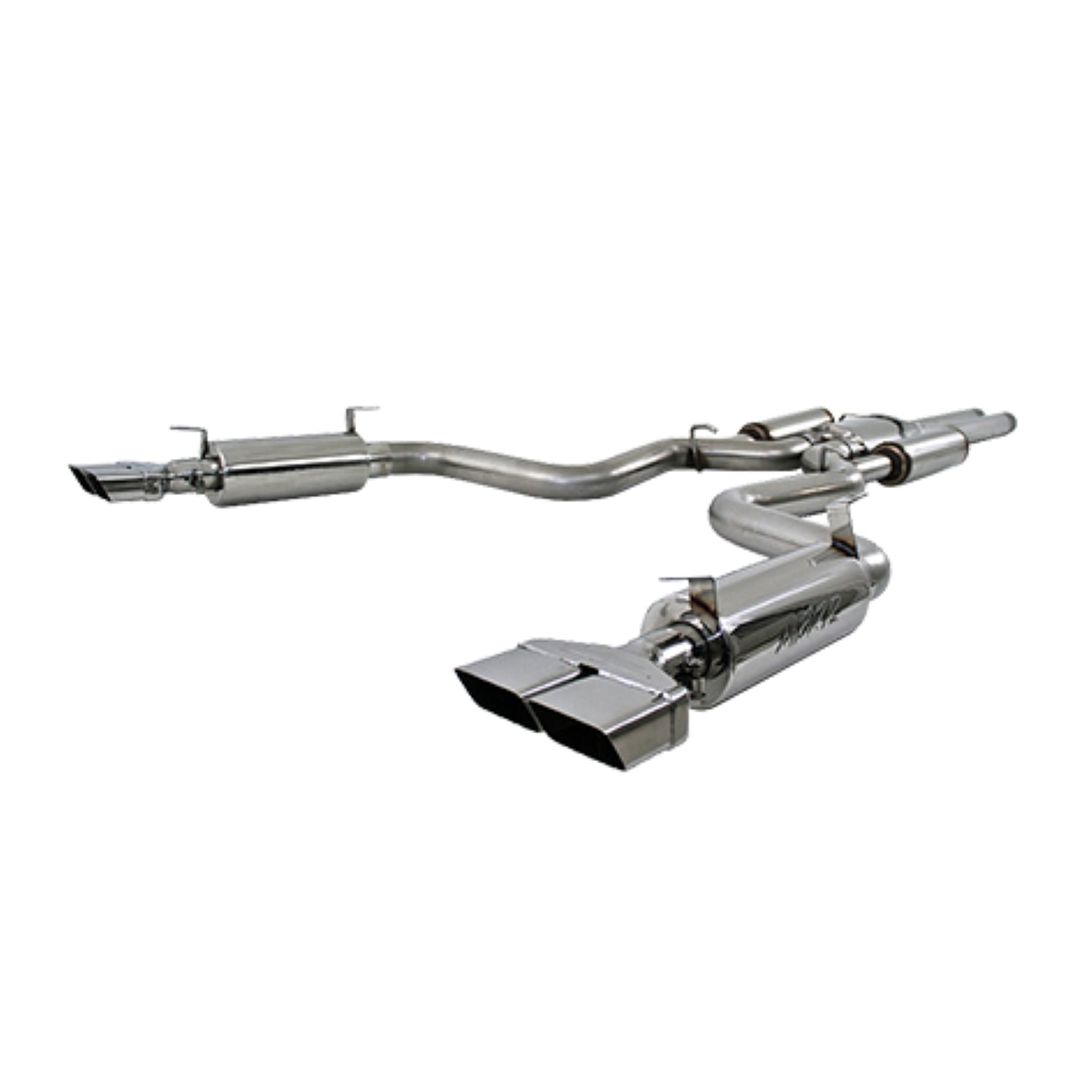 MBRP 08-11 Dodge Challenger SRT8 6.1L Hemi T304 Cat Back Dual Split Rear - S7110304