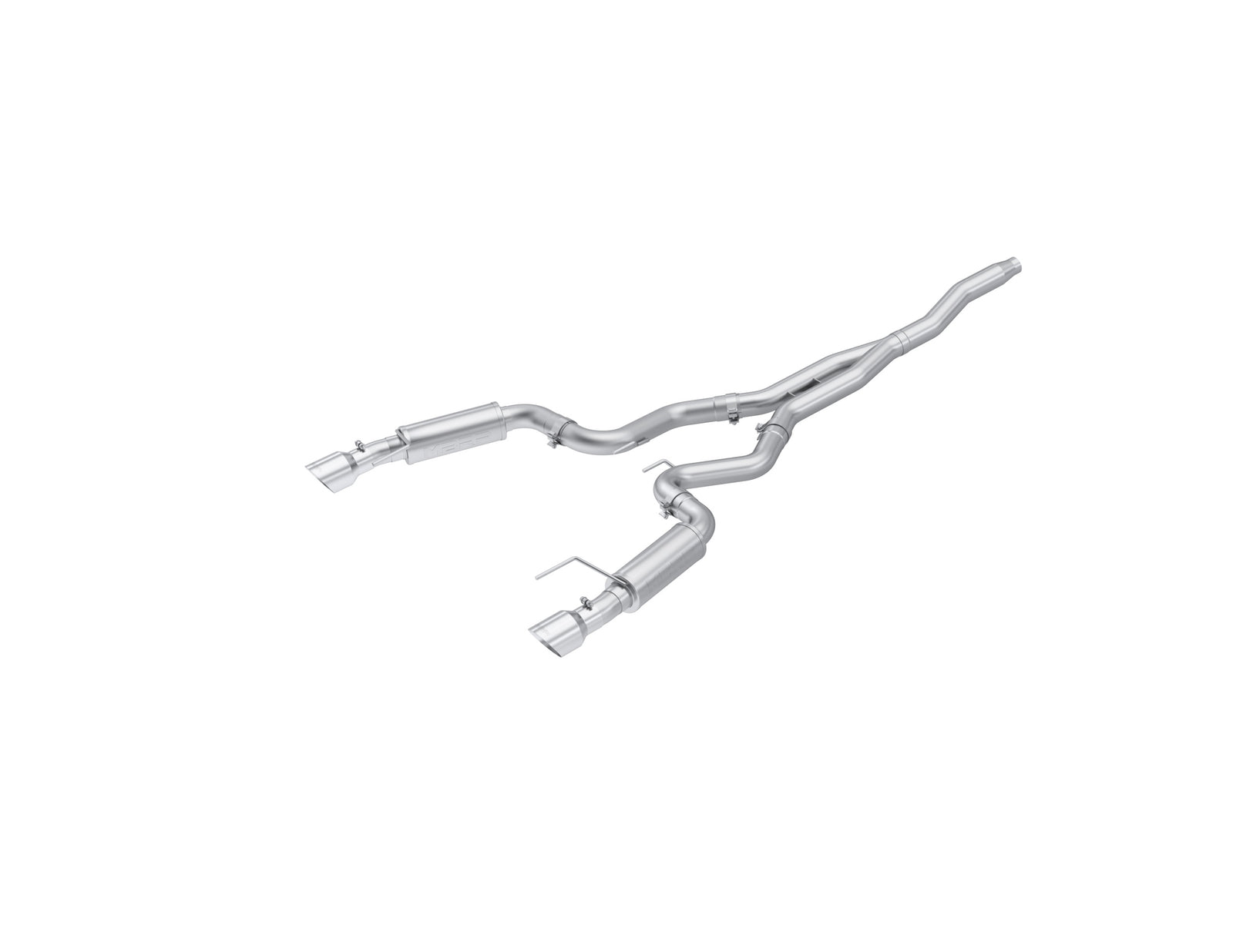 MBRP 15-18 Ford Mustang EcoBoost 2.3L T409 3in Cat Back Dual Split Rear Exit (Race Version) - S7275409