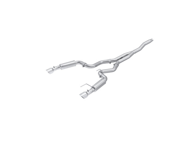 MBRP 15-18 Ford Mustang EcoBoost 2.3L T409 3in Cat Back Dual Split Rear Exit (Race Version) - S7275409