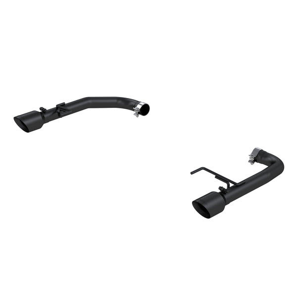 MBRP 2015-2017 Ford Mustang GT 5.0 2-1/2in Axle Back Kit - Black Coated 4in OD Tips Included - S7276BLK