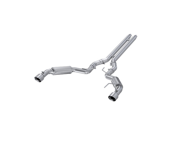 MBRP 15-17 Ford Mustang GT 5.0 3in Cat Back Dual Split Rear Race Version 4.5in Tips - Aluminized - S7278AL