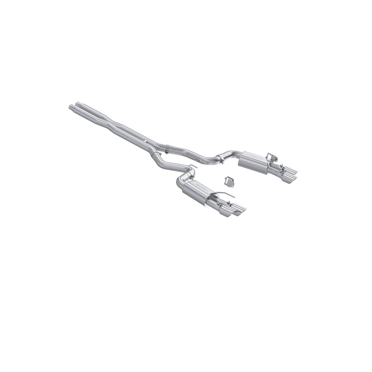 MBRP 2024+ Ford Mustang GT Armor Lite 3in Steet Profile Catback Exhaust  - Stainless Steel Tips - S7280AL