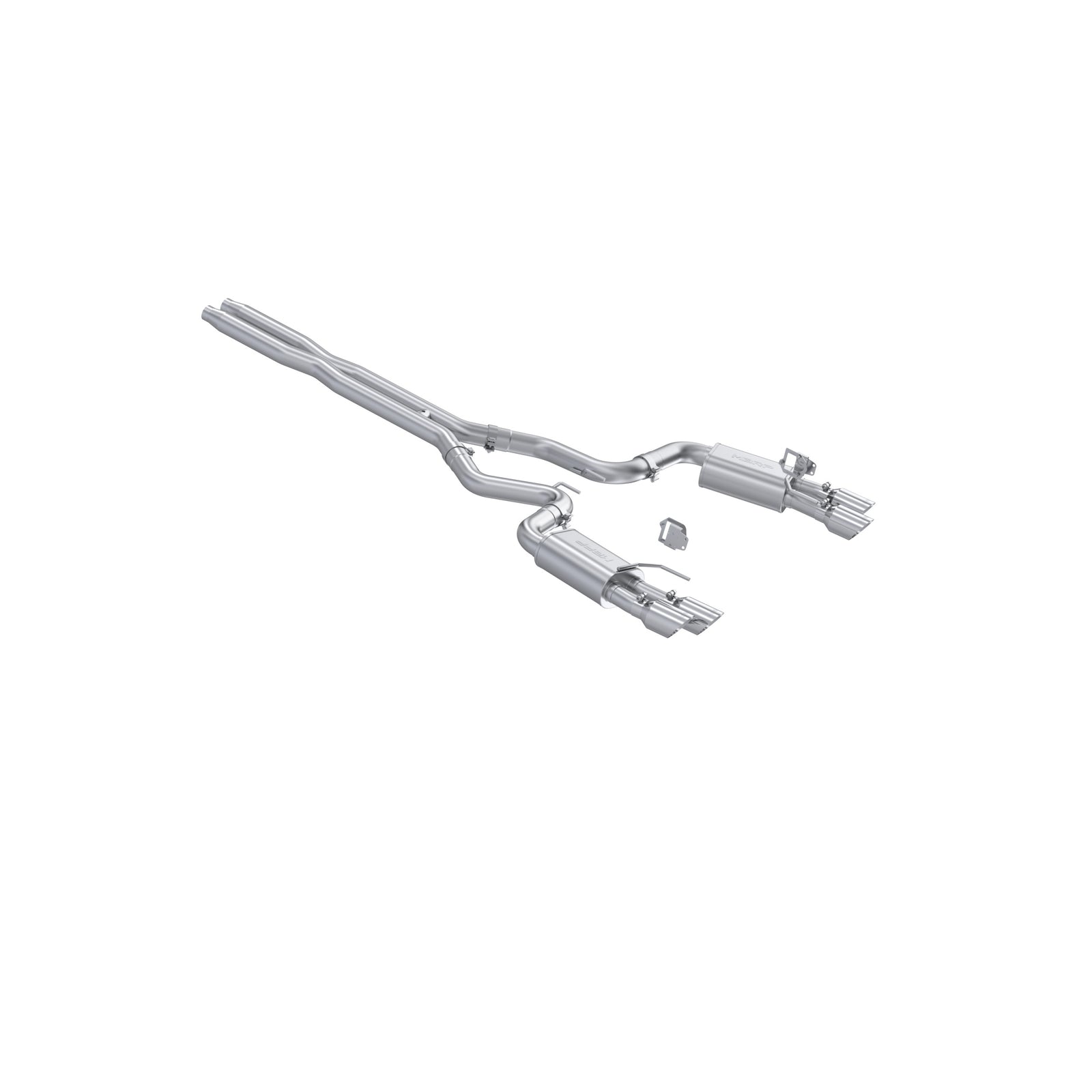 MBRP 2024+ Ford Mustang GT Armor Lite 3in Steet Profile Catback Exhaust  - Stainless Steel Tips - S7280AL