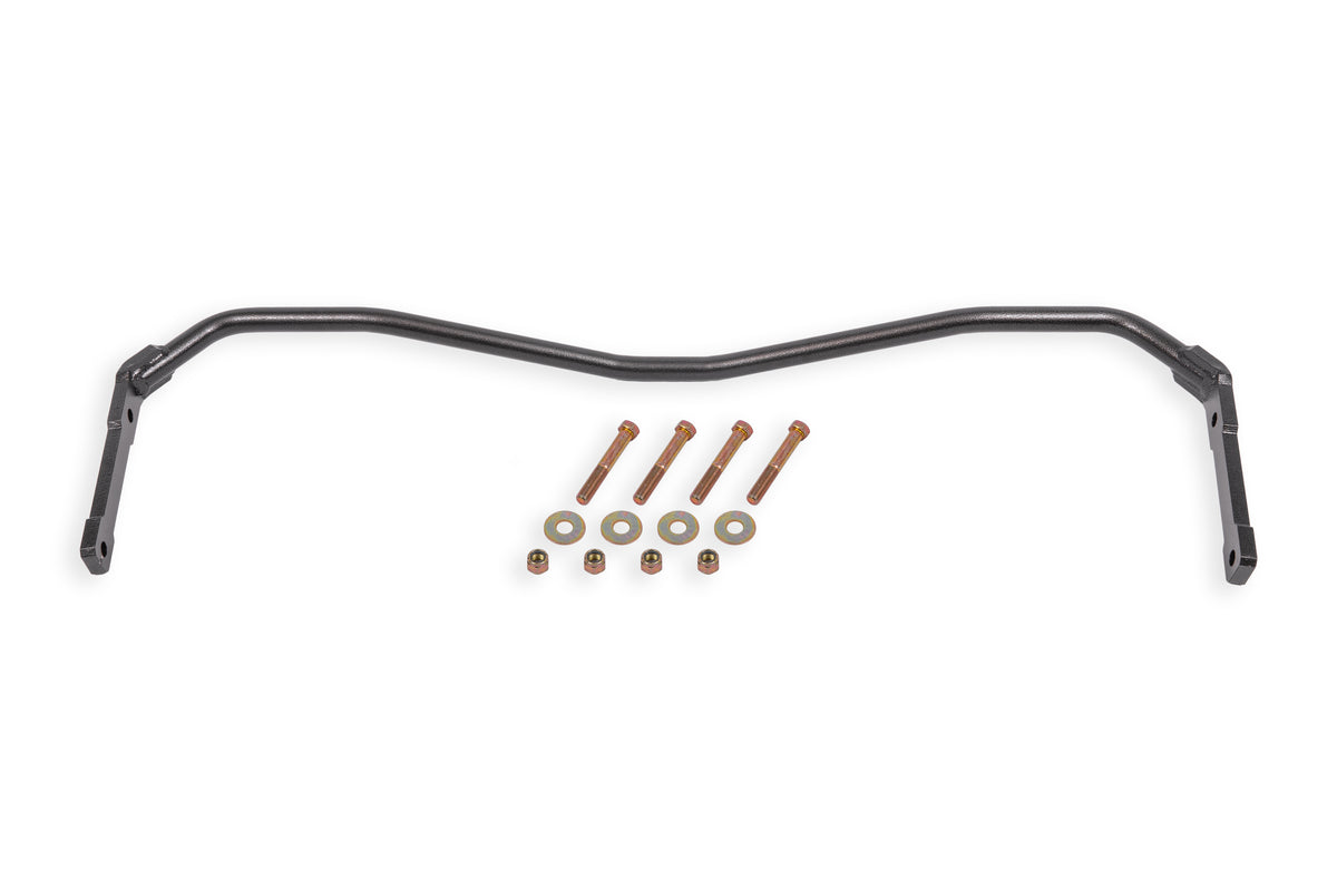 BMR 64-72 A-Body Rear Solid 1.0in Sway Bar Kit - Black Hammertone - SB009H