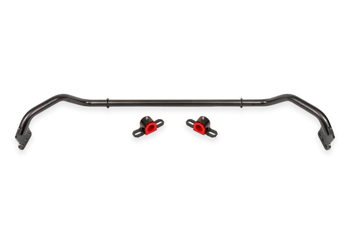 BMR 10-12 5th Gen Camaro Front Hollow 29mm Adj. Sway Bar Kit w/ Bushings - Black Hammertone - SB016H