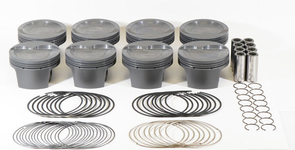 Mahle MS Piston Set SBF 348ci 4.042in Bore 3.4in Stroke 5.4in Rod 0.927 Pin -6cc 10.0 CR Set of 8 - 930244742 — Mahle Motorsport (family-generic image)