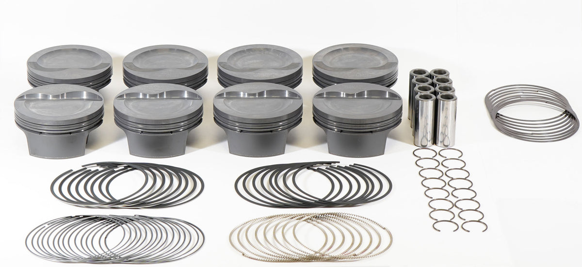 Mahle MS Piston Set SBF 347ci 4.030in Bore 3.4in Stroke 5.4in Rod .927 Pin -16cc 9.0 CR Set of 8 - 930249130