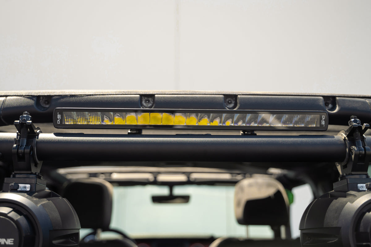 DV8 Offroad - Jeep Wrangler JL Rear Speaker & Light Bar Mount - SBJL-01