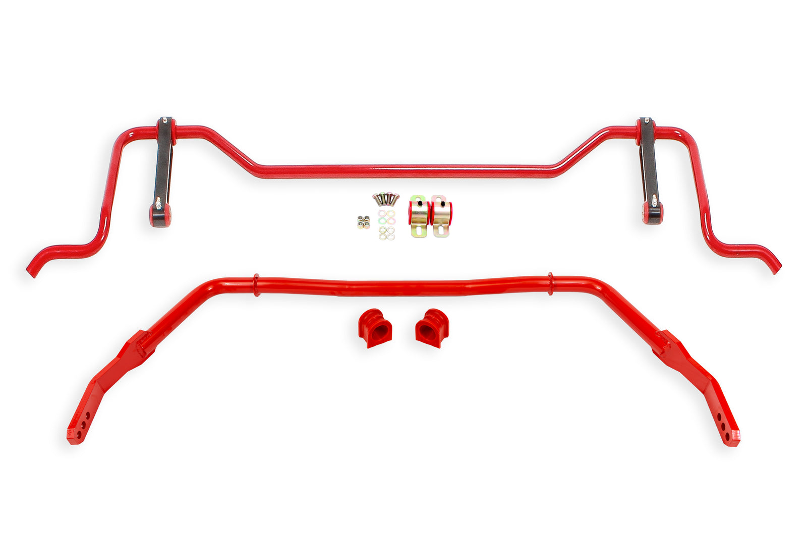 BMR 05-10 Ford S197 Mustang Sway Bar Package - Red - SBP010R for 2005-2014 Ford Mustang
