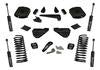 Superlift 14-18 Dodge Ram 2500 4WD 4in Lift Kit w/ Superlift Shocks and Radius Arm Drop Brackets - K124 - front view