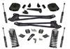 Superlift 14-18 Dodge Ram 2500 4WD 4in Lift Kit Replacement Radius Arms w/ Superlift Shocks - K125 - front view