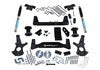 Superlift 14-16 Chevy Silv 1500 4WD 6.5in Lift Kit w/ Cast Steel Control Arms & Bilstein Rear Shocks - K160B - front view