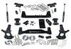 Superlift 14-16 Chevy Silv 1500 4WD 6.5in Lift Kit w/Cast Steel Control Arms & Superlift Rear Shocks - K160 - side view