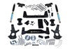 Superlift 14-18 Chevy Silv 1500 4WD 6.5in Lift Kit w/Alum/Stamped Steel Cntrl Arms & BIL Rear Shocks - K161B - detail view