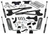 Superlift 17-19 Ford F-250/F-350 SuperDuty 4WD (Diesel) 6in Radius Arm Lift Kit w/ SLF Shocks - K169 - front view