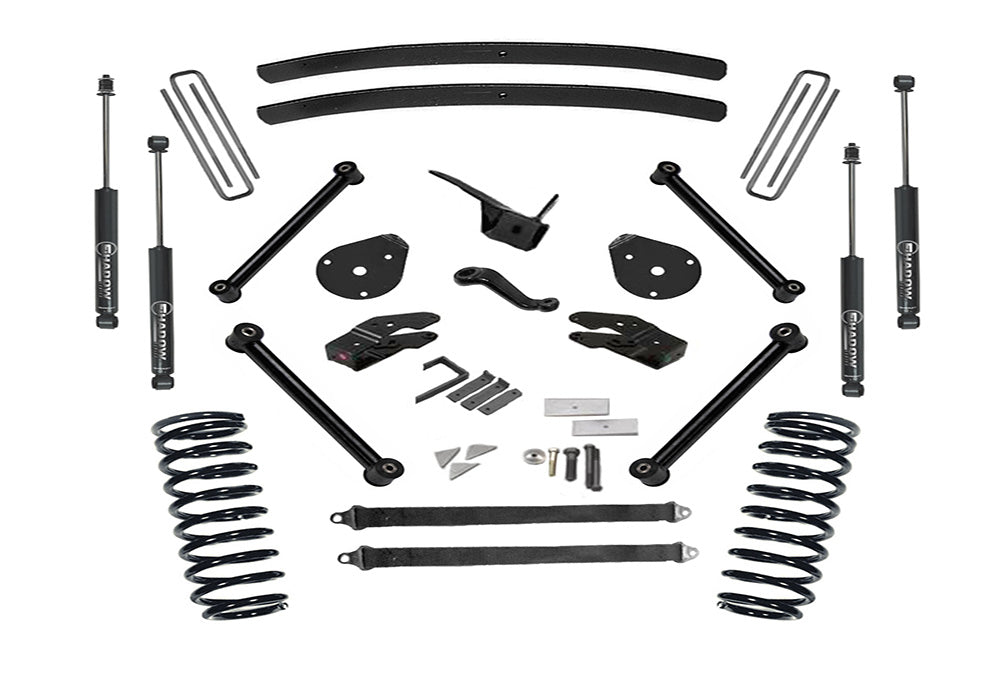 Superlift 94-99 Dodge Ram 2500/3500 4WD 5in Lift Kit w/ Superlift Shocks - K334 - front view