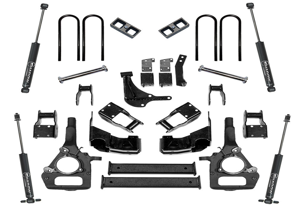 Superlift 00-10 Ford Ranger 4WD 4in Lift Kit w/ Superlift Shocks - K358 - front view