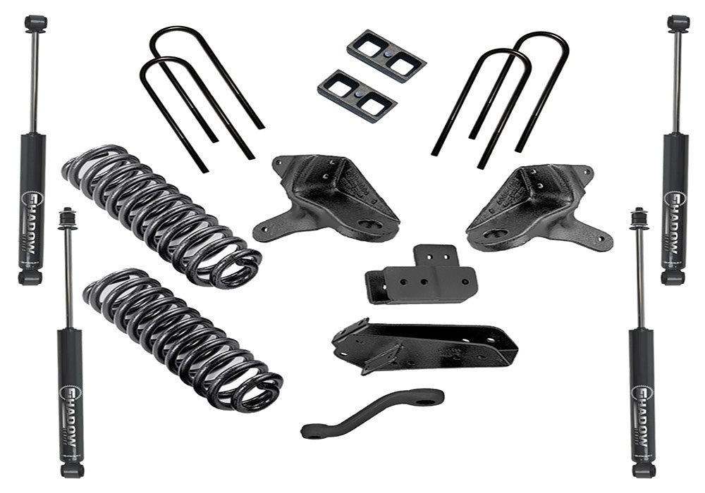 Superlift 80-96 Ford F-150 4WD 6in Lift Kit w/ Superlift Shocks - K560 - front view