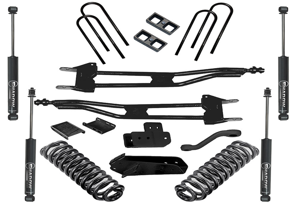 Superlift 80-96 Ford F-150 4WD 6in Lift Kit Superunner Kit w/ Superlift Shocks - K561 - front view
