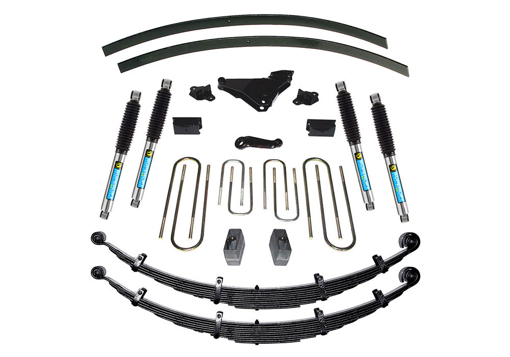 Superlift 00-05 Ford Excursion 4WD 7in Lift Kit w/ Bilstein Shocks - K640B - front view