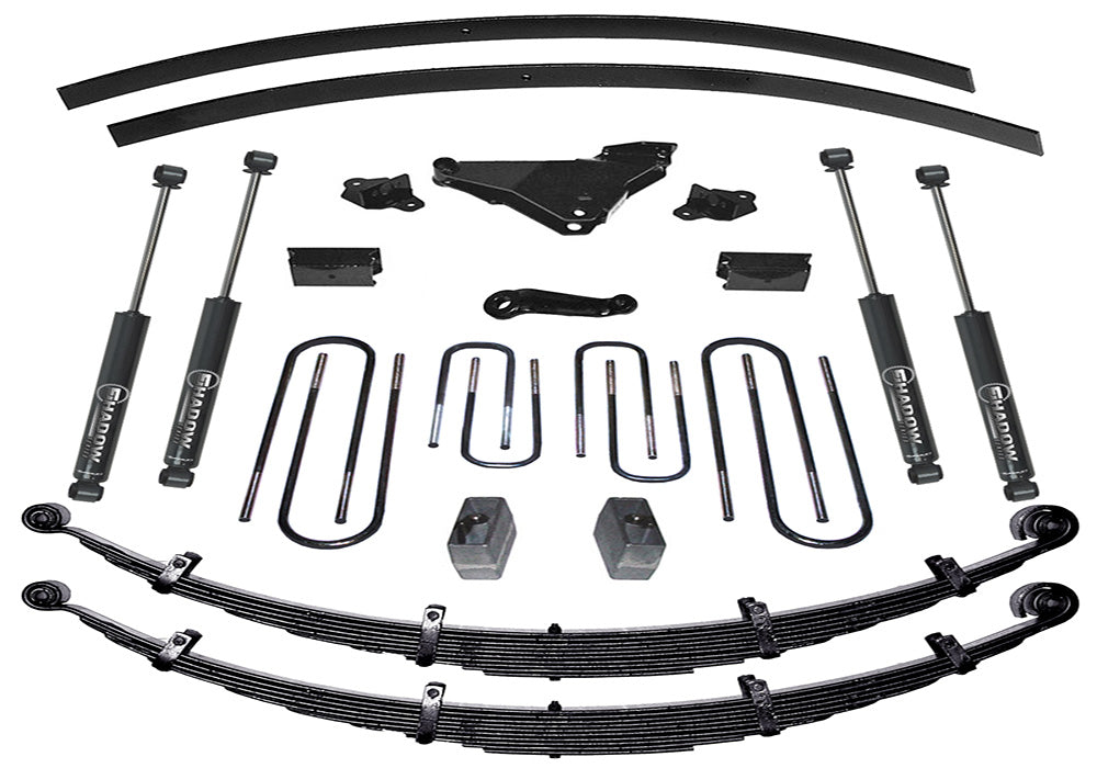 Superlift 00-05 Ford Excursion 4WD 7in Lift Kit w/ Superlift Shocks - K640 - front view