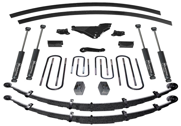 Superlift 00-05 Ford Excursion 4WD 7in Lift Kit w/ Superlift Shocks - K640 - front view