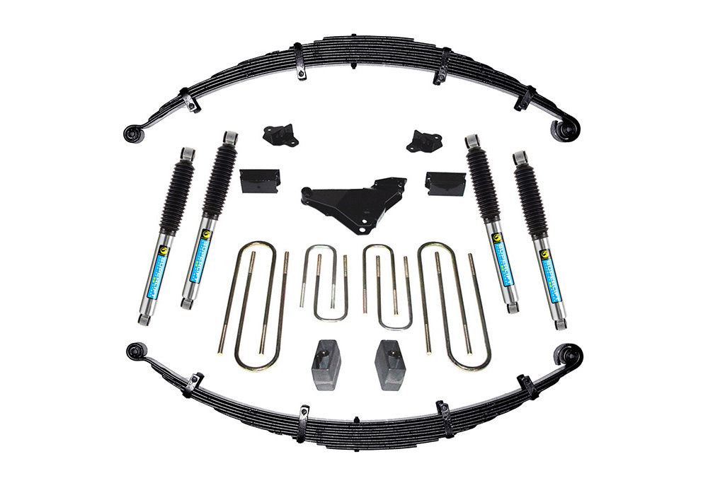 Superlift 00-05 Ford Excursion 4WD 5in Lift Kit w/ Bilstein Shocks - K648B - front view
