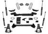 Superlift 01-10 Chevy Silv/GMC Sierra 2500HD/3500 4WD 6in Lift Kit - Knuckle Kit w/ Superlift Shocks - K860 - front view
