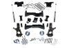 Superlift 14-18 Chevy Silv 4WD w/ Alum/Stamped Steel Control Arms 8in Lift Kit w/ BIL Rear Shocks - K899B - front view