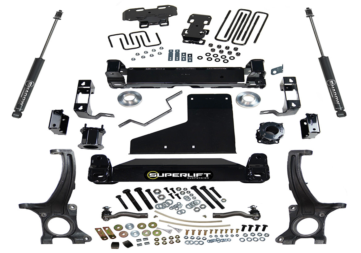 Superlift 07-18 Toyota Tundra 4WD 6in Lift Kit (Excl TRD Pro/Rock Warrior/Or XSP-X Models) - K962 - front view