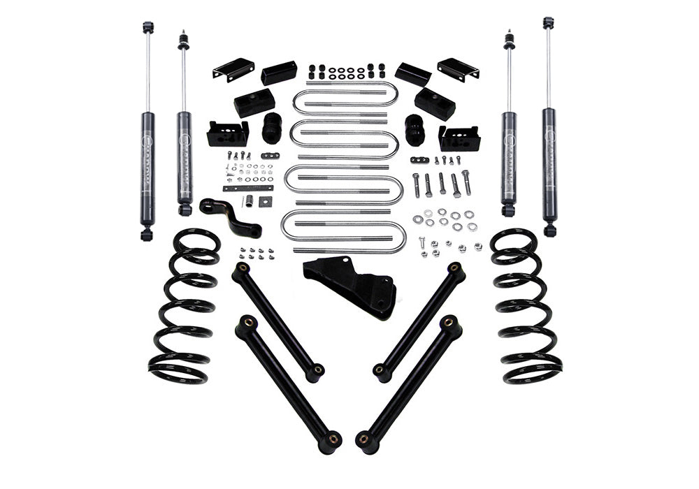 Superlift 10-13 Dodge Ram 2500/10-12 3500 4WD 4in Lift Kit w/ Bilstein Shocks - K965B - front view