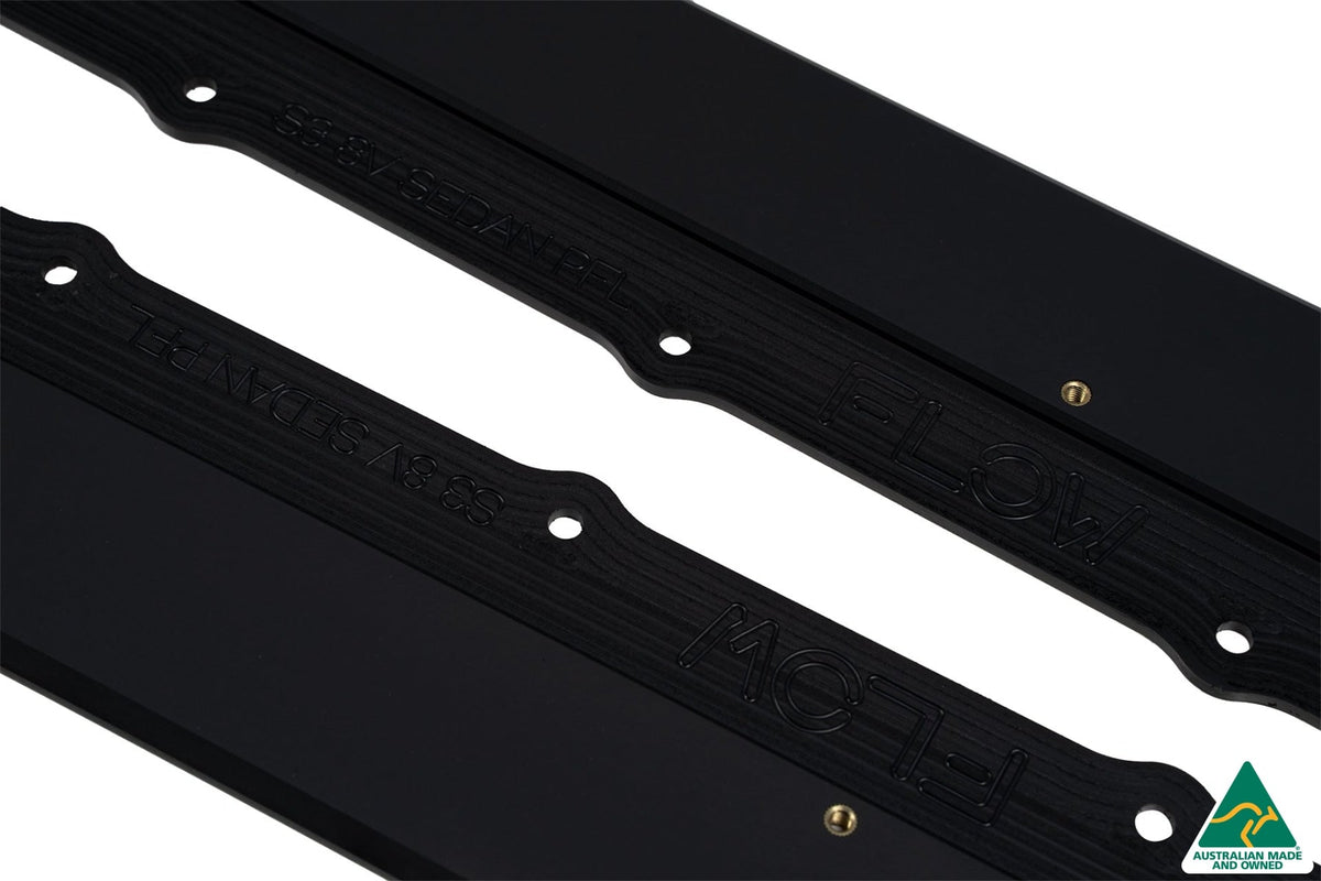 Flow Designs - S3 8V Sedan Pre-Facelift Side Skirt Splitters V3 (Pair)