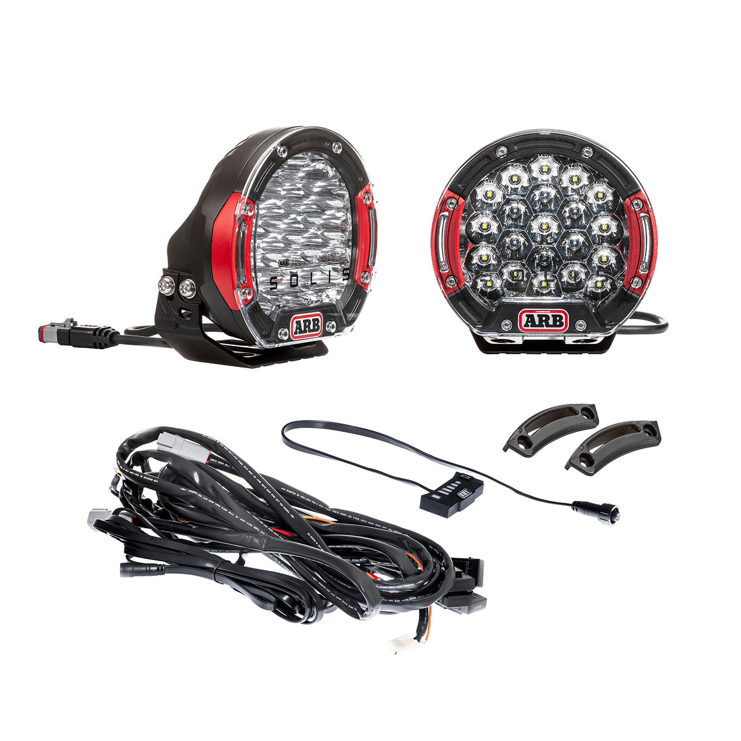 ARB Intensity SOLIS 21 1 Spot 1 Flood Kit With Loom - SJB21SFKIT by ARB - front view