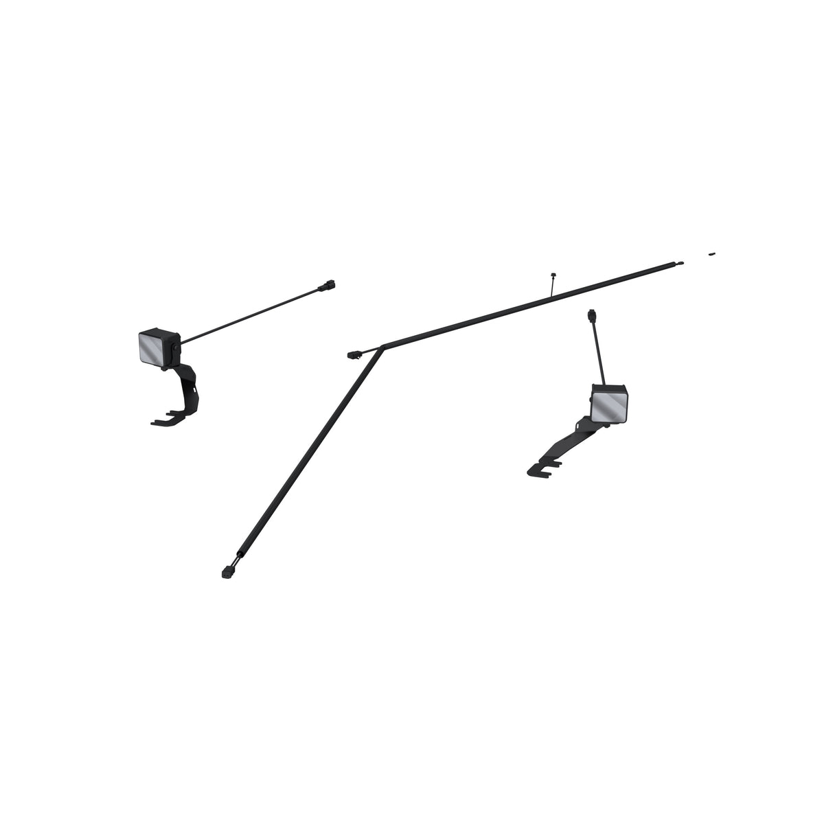 MBRP Ditch Light Kit Flood Beam Ford Ranger Raptor 24-26 Upfitter Switch Models Only - SL5270-02F