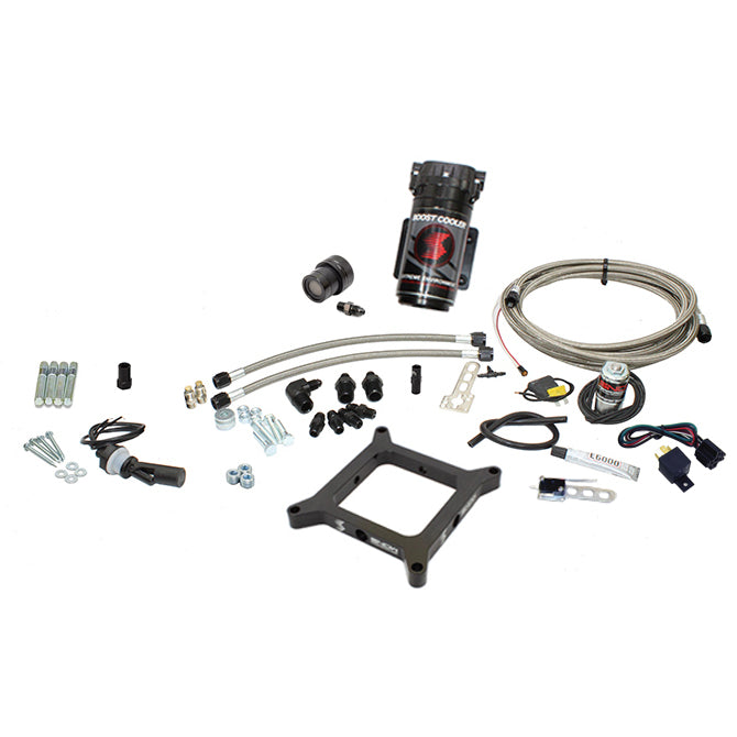 Snow Performance 4150 Flange Gas Stage 1 N/A Water Inj Kit (SS Line 4AN Fittings w/o Tank) - SNO-15025-BRD-T