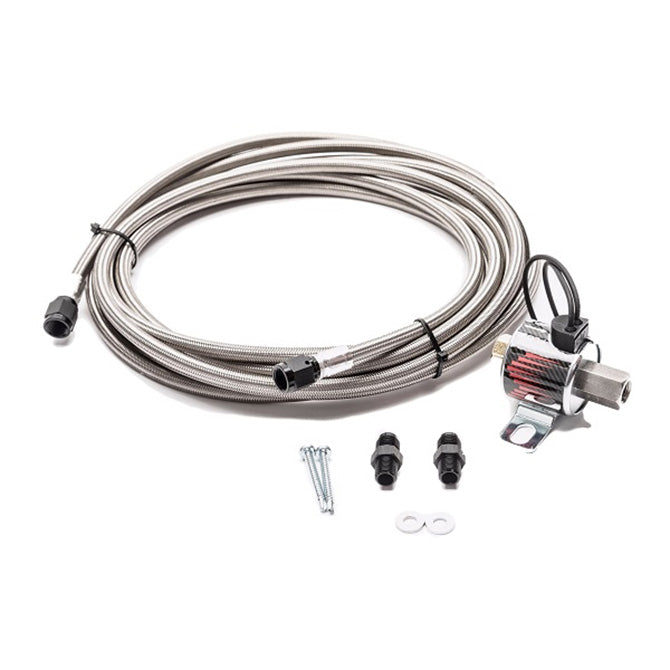 Clearance - Snow Performance Braided SS Line Trunk Mount Upgrade (4AN SS Braided Line Systems) - SNO-40012-BRD