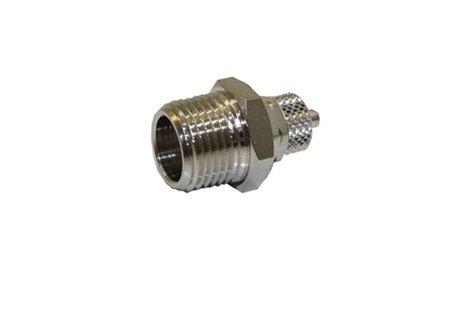 Clearance - Snow Performance 3/8in NPT - 1/4 Quick Connect Straight Res Fitting - SNO-82081R