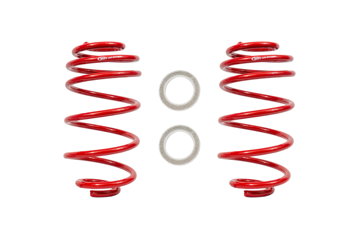 BMR 67-72 A-Body Rear Lowering Springs - Red - SP015R