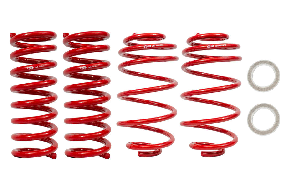 BMR 67-72 A-Body Lowering Spring Kit (Set Of 4) - Red - SP031R