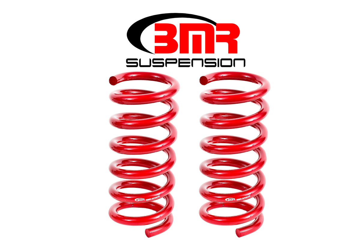 BMR 15-23 S550 Mustang Rear Performance Version Lowering Springs - Red - SP082R