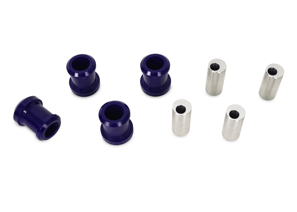 SuperPro - Front Control Arm Upper-Inner Bushing Kit - Camber Adjustable Double Offset (Stainless Steel Hardware) - SPF3254SSK