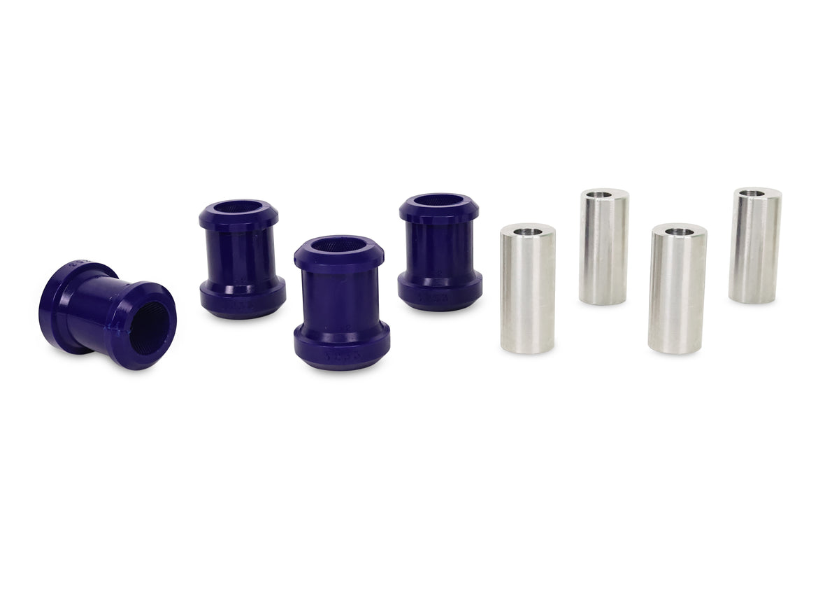SuperPro - Front Control Arm Upper-Inner Bushing Kit - Camber Adjustable Double Offset (Stainless Steel Hardware) - SPF3254SSK