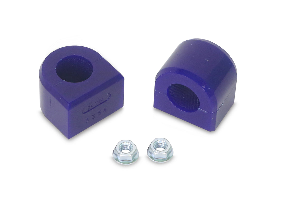SuperPro - 24mm Front Sway Bar Mount Bushing Kit - SPF3354-24K