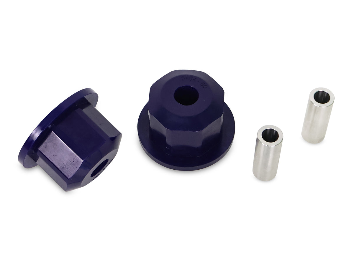 SuperPro - Rear Differential Center Support Bushing Kit (80A) - Stainless Steel Hardware - SPF3404-80SSK