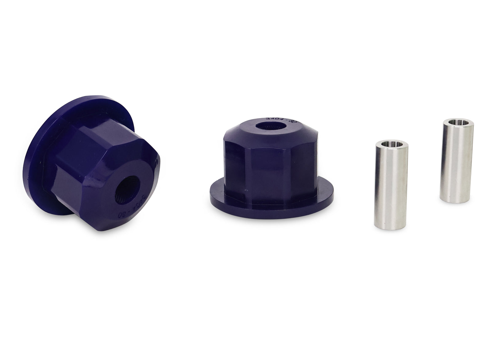SuperPro - Rear Differential Center Support Bushing Kit (80A) - Stainless Steel Hardware - SPF3404-80SSK