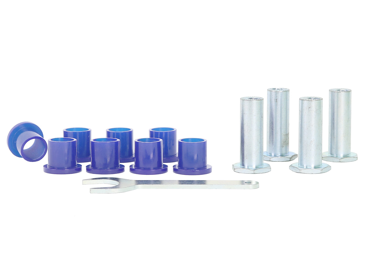 SuperPro - Rear Trailing Arm - Camber & Toe Adjustable Forward Pivot Bushing Kit - SPF4185K