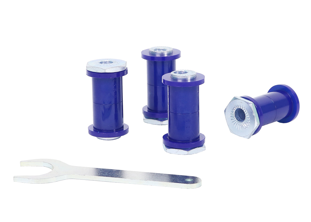 SuperPro - Rear Trailing Arm - Camber & Toe Adjustable Forward Pivot Bushing Kit - SPF4185K