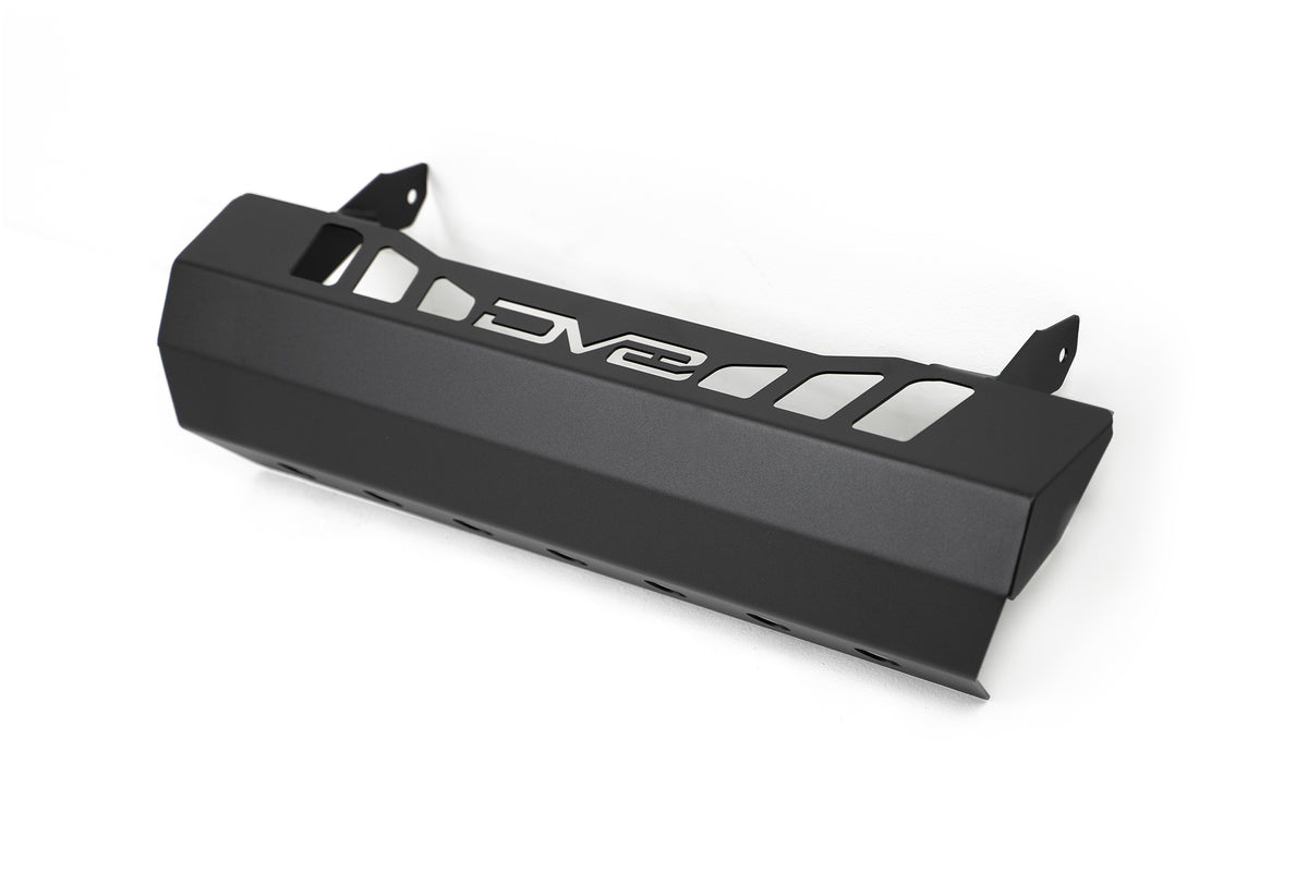 DV8 Offroad - JL/JT Front Bumper Sway-Bar Disconnect Motor Skid Plate - SPJL-02